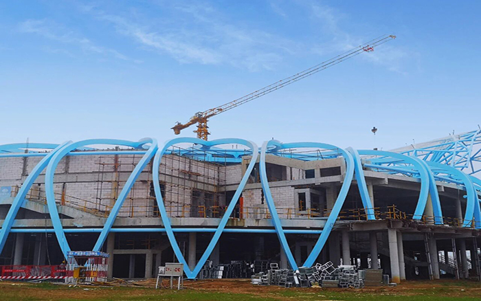 塔機群立！徐工助建安徽新地標